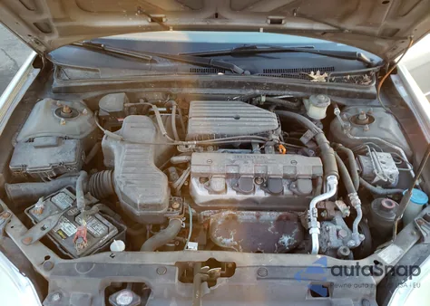 2002 Honda Civic Ex из США, поврежденный, VIN 2HGES26762H538962